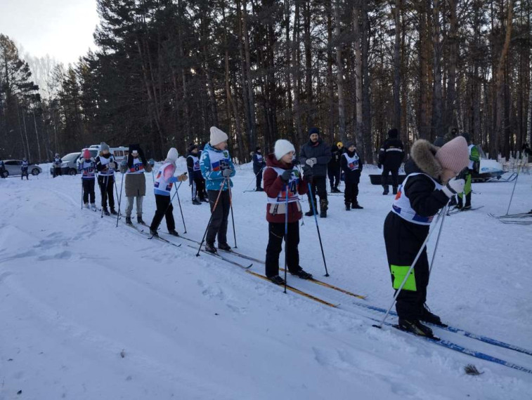 Соревнования по лыжным гонкам ПСИ.