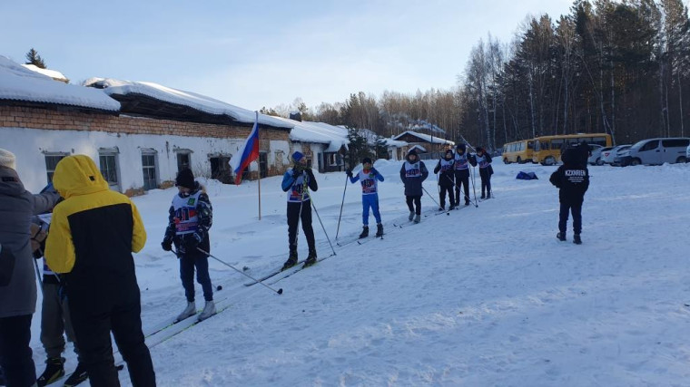 Соревнования по лыжным гонкам ПСИ.